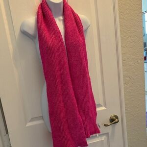 Old Navy Women’s Hot Pink Knit Scarf - Classic Cozy Style